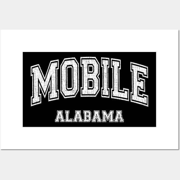 Mobile Alabama University College Sports AL Wall Art by Webdango